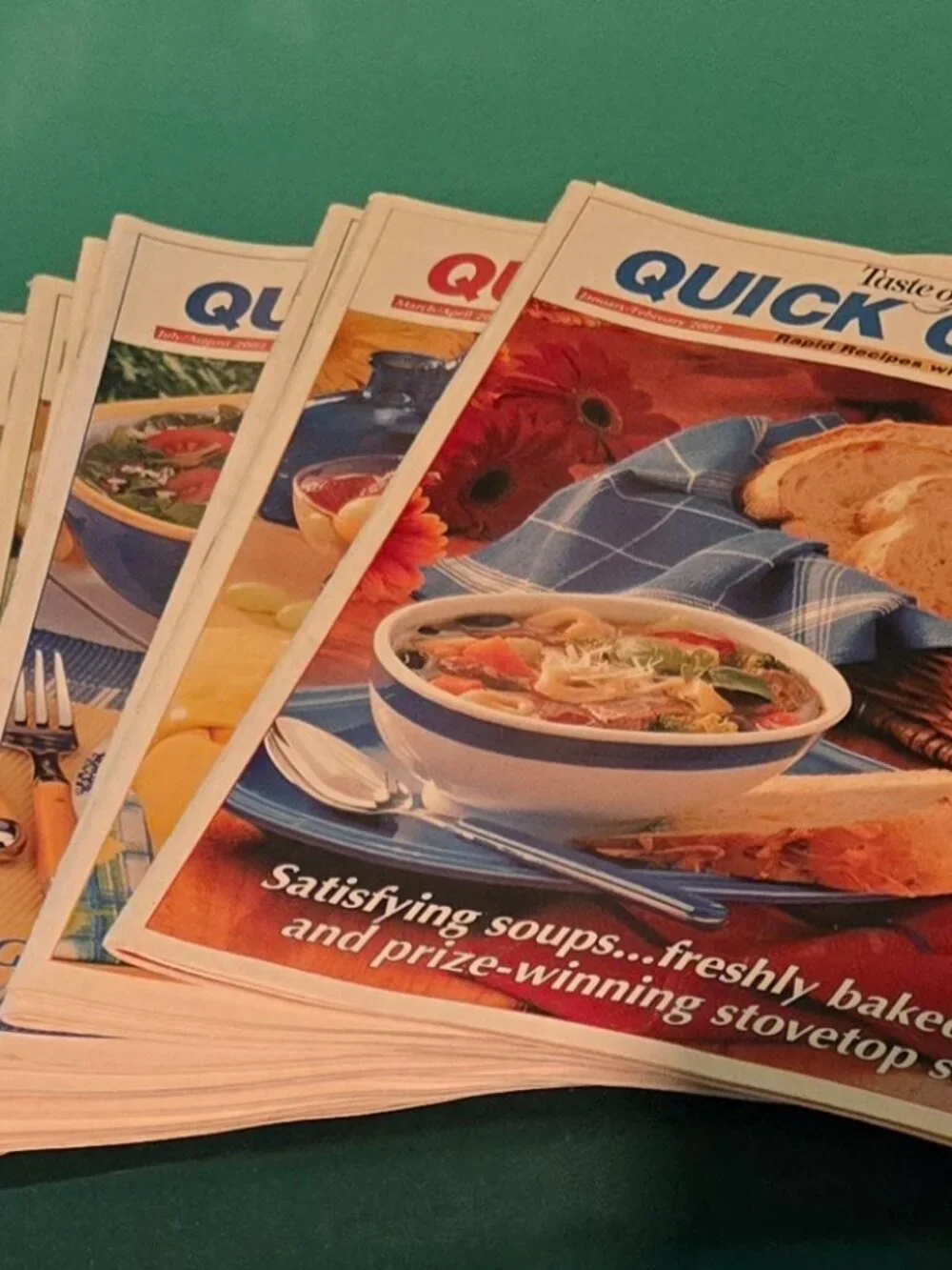 Lot of 12 Taste of Home Quick Cooking Magazines January 2002-June 2004 Vintage